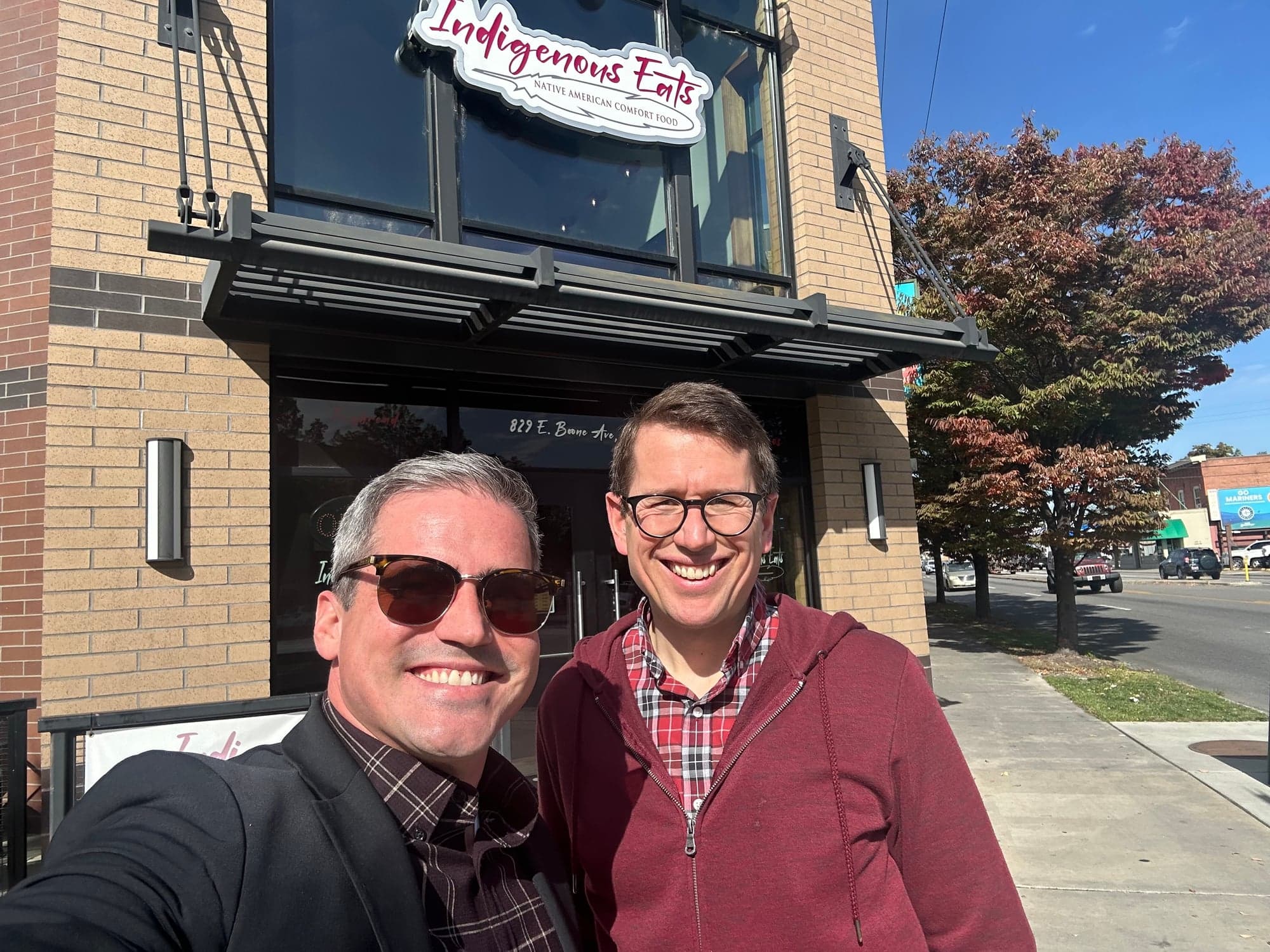 Jonathan at a local restaurant