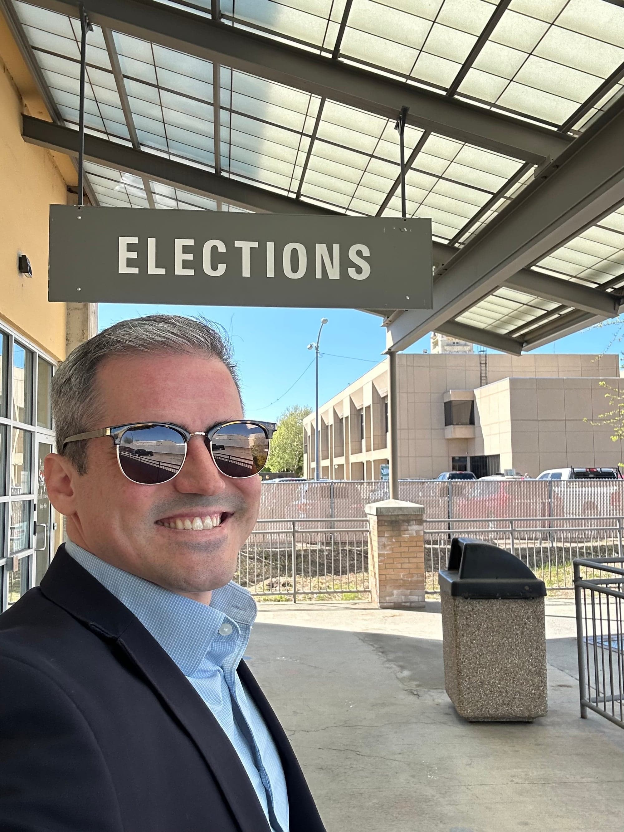 Jonathan on election day